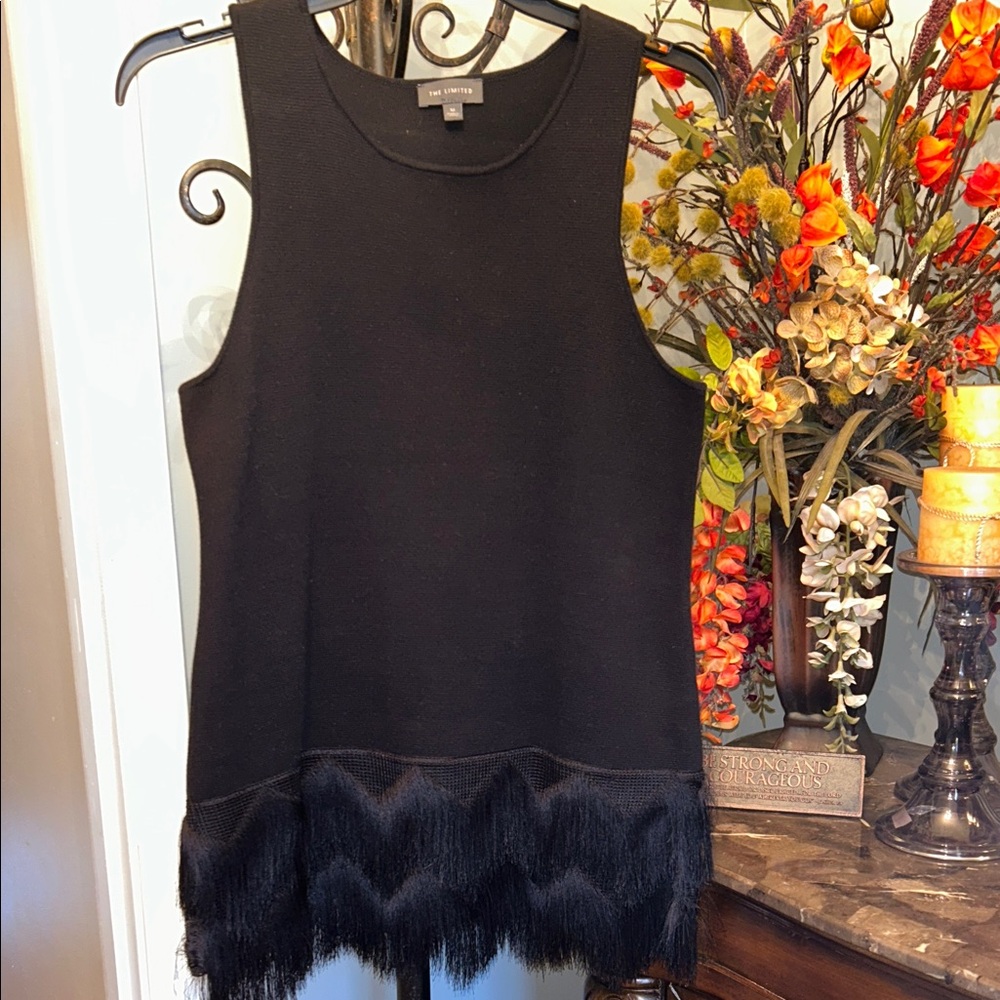 The Limited Black Knit Top